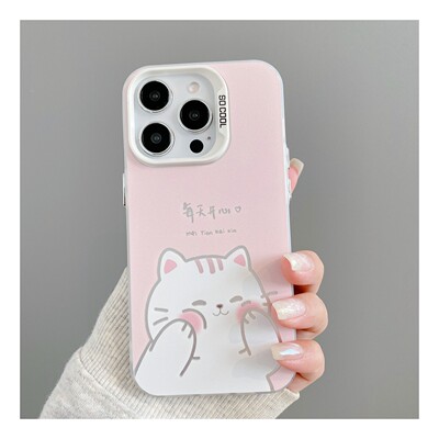 开心小猫图案iPhone17ProMax适配