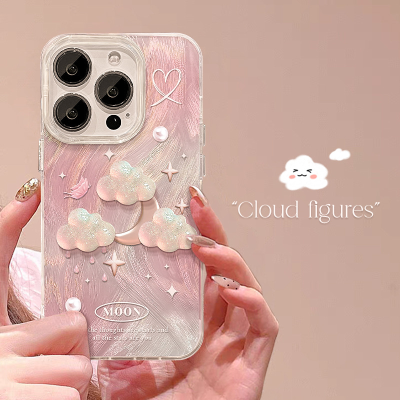 适用苹果15手机壳iphone14月亮