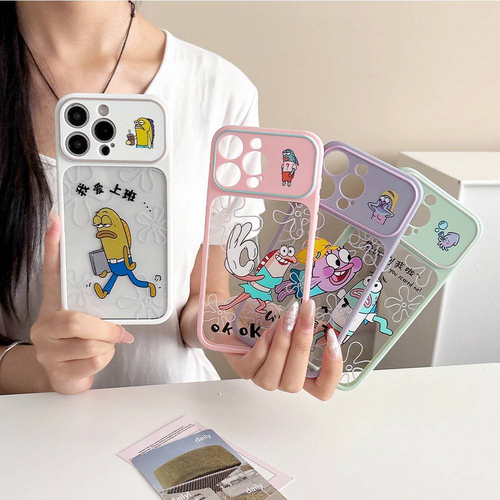 网红搞怪鱼适用iPhone17PROMAX手机壳居民鱼卡通人物iPhone18硬壳