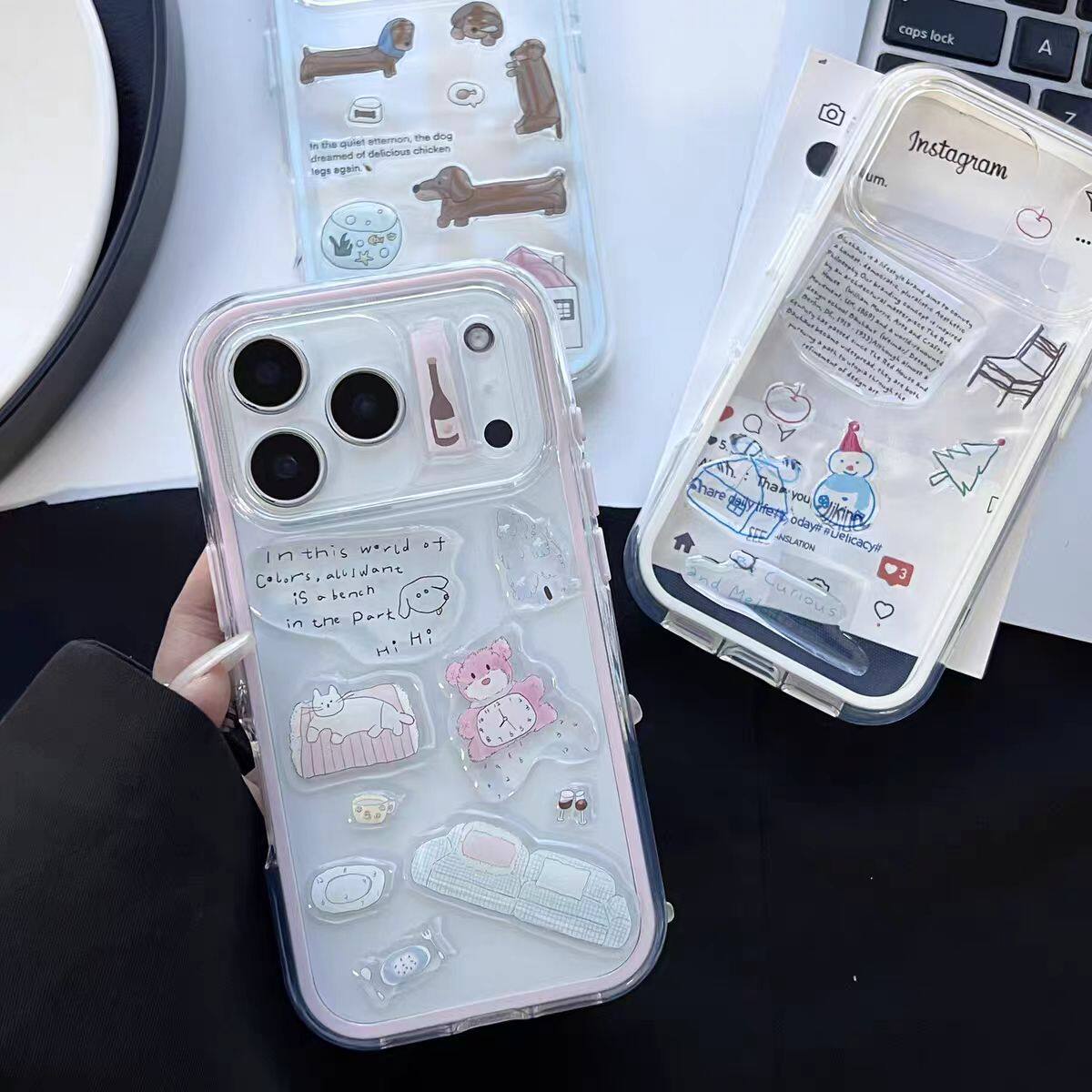 ins贴纸DIY适用苹果17iphone17Promax华为荣耀vivo小米OPPO手机壳