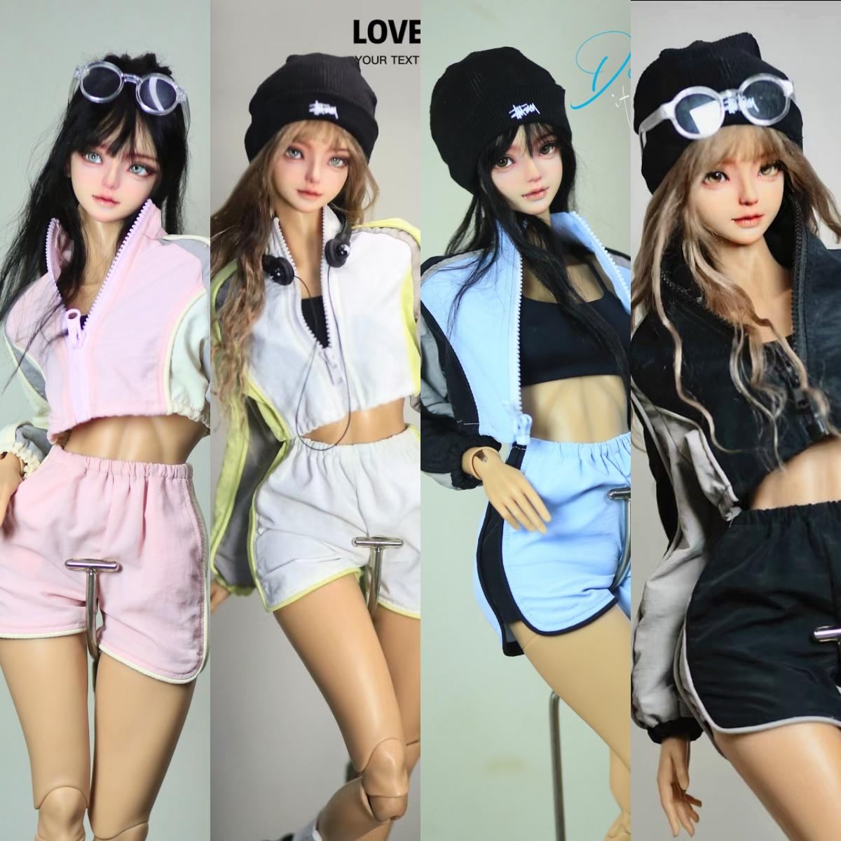 运动服套装BJD娃衣3分休闲时尚