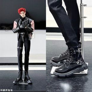 bjd娃鞋id75 寄售【咔咔星球】靴子 侧面金属扣马丁靴 三万院长
