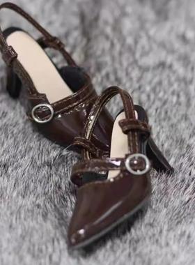 BJD娃鞋 咔咔星球寄售 3分SD/DD/SDGR/SD16/AS一字扣带高跟鞋