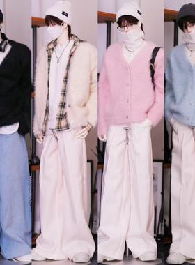 包邮 貂毛开衫 BJD娃衣75叔毛绒毛衣外套长短款ID75 三万院长预售