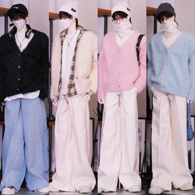 现货75叔貂毛开衫BJD娃衣