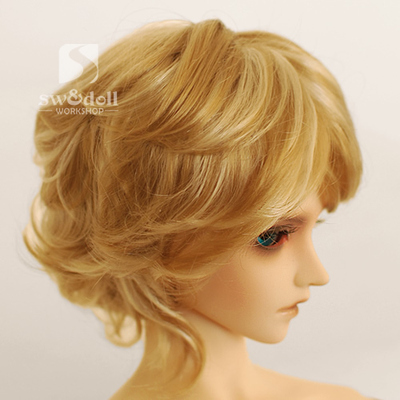 bjd假发3分4分6分娃娃马海毛