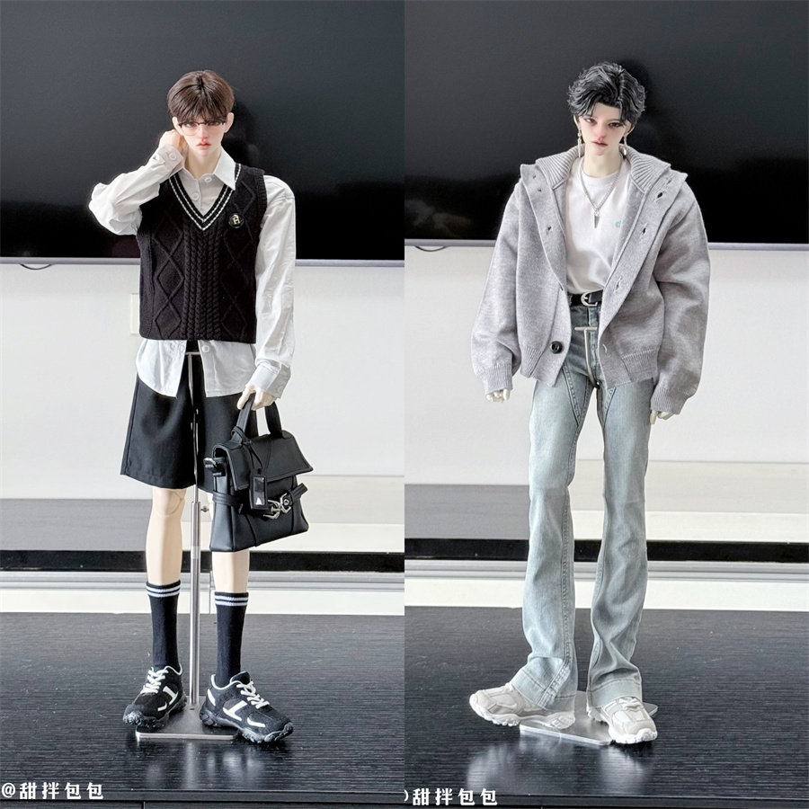id75鞋子黑灰双色运动鞋休闲款