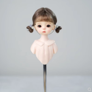 bjd娃娃假发6分俄罗斯马海毛 甜心 六分弹力发网 三万院长