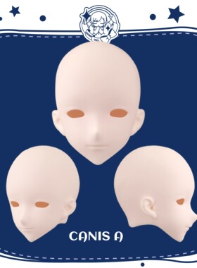 imomodoll 68叔BJD娃娃单头修狗狼人胶皮mjd娃娃Canis 搪胶娃头