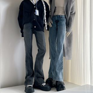包邮 bjd娃衣 微喇裤牛仔裤时尚裤ID75壮叔普叔3分特4分 三万院长