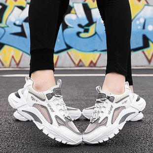 白色排球鞋气排球运动鞋男女工间操比赛鞋小白鞋广播体操拔河鞋子