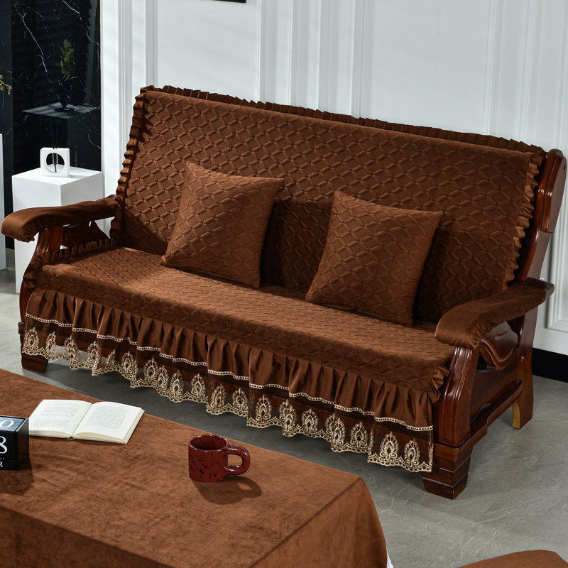 实木红木质沙发垫带靠背连体加厚中式四季防滑定做春秋椅海绵坐垫