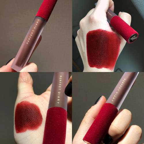 完美日记v17丝绒唇釉雾面