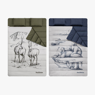 Naturehike挪客春秋款双人睡袋户外露营办公室午休被子藏羚羊睡袋