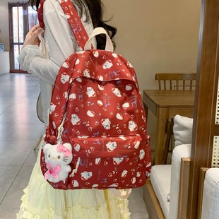 书包初中女生高颜值日系ins大学生轻便可爱少女双肩背包 2025新款