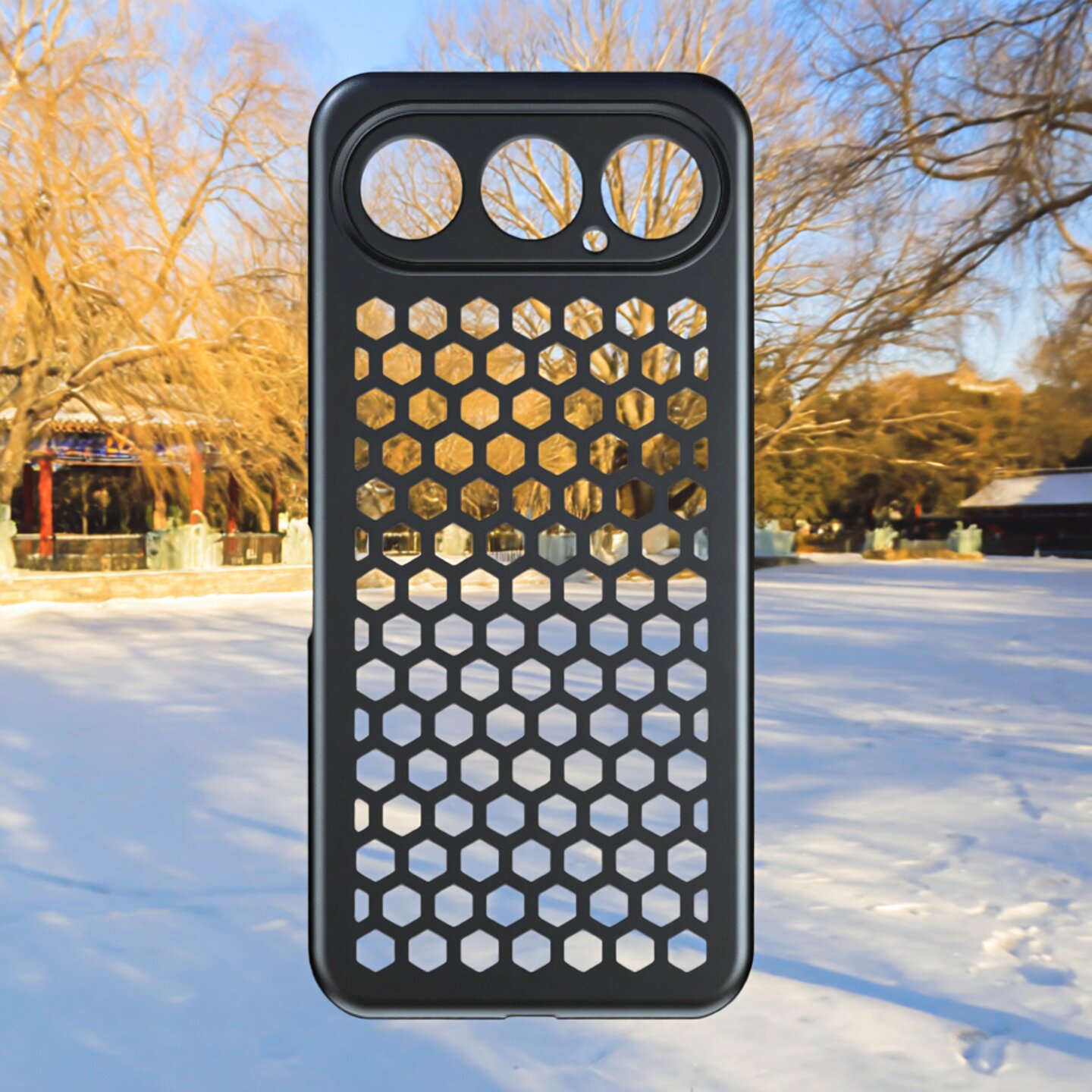 适用荣耀win夏季60/70pro散热手机壳400pro镂空透气80/90超薄50pro全包200潮软壳magic7/6pro个性手机壳8pro