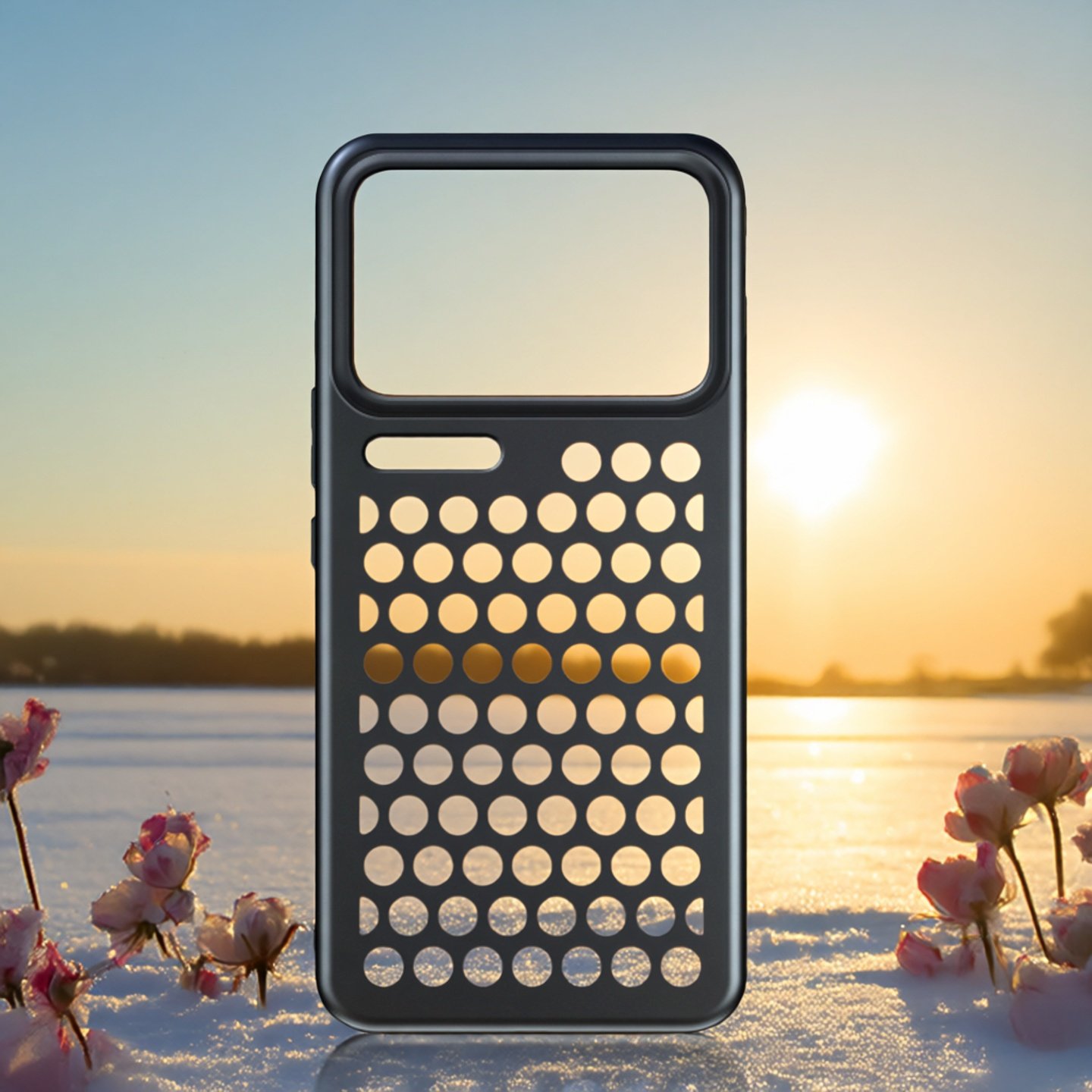 适用小米17散热手机壳17pro镂空透气mi12/13/14超薄17promax全包13ultra潮款15至尊14pro孔洞降温civi3软壳15