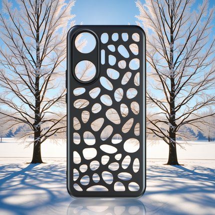 适用红米turbo4/4pro散热手机壳14pro镂空蜂巢note12/12pro透气孔洞12Turbo个性潮款10/10pro超薄软壳k80至尊