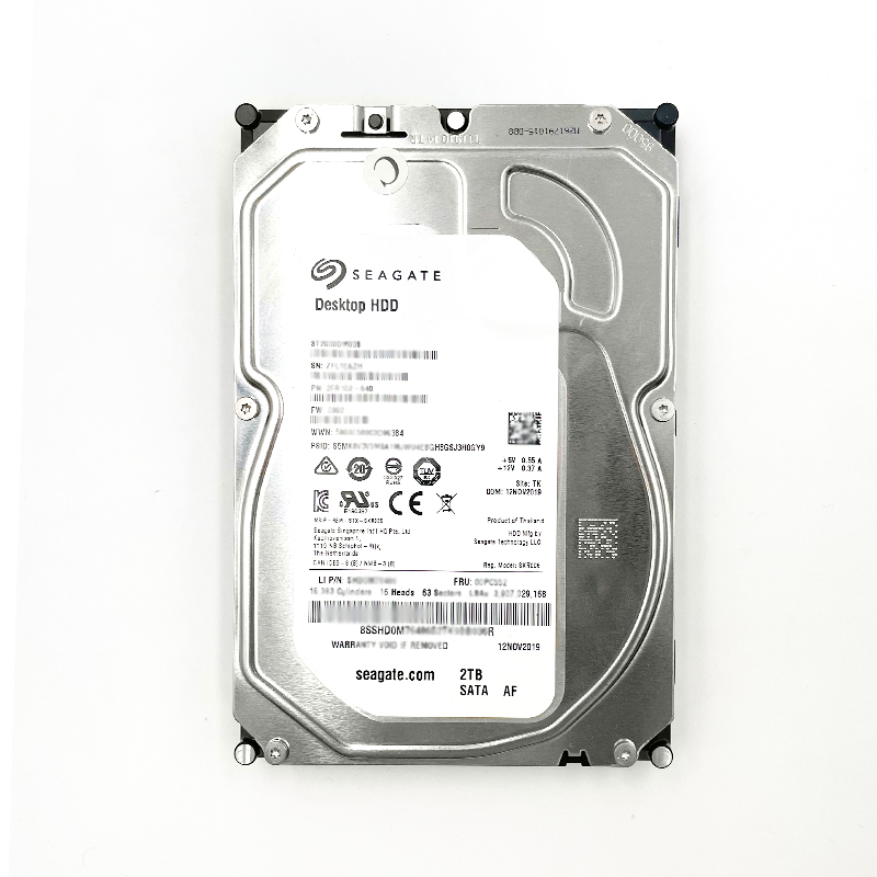 台式机硬盘2tSATA机械电脑希捷