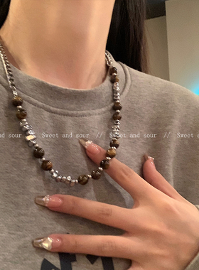 甜酸饰品高级感轻奢百搭锁骨链