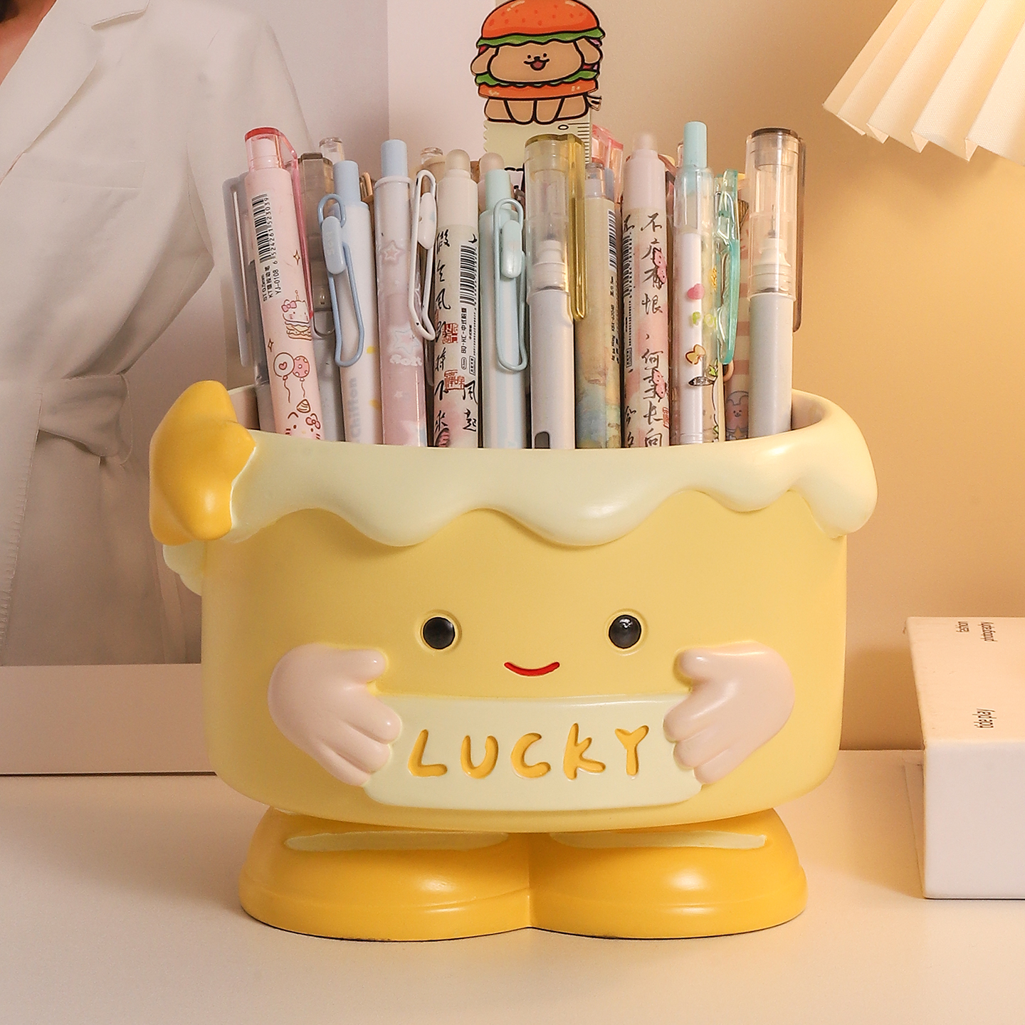 创意蛋糕盒大容量收纳桶摆件