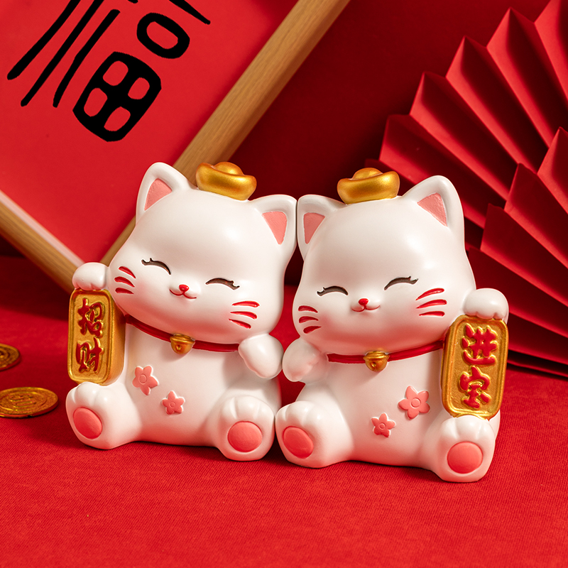 招财猫摆件开业房间客厅装饰品布置仪式用送搬家礼物乔迁新居礼品,家居饰品,装饰摆件,淘宝优惠券,粉丝福利购,淘宝优惠卷