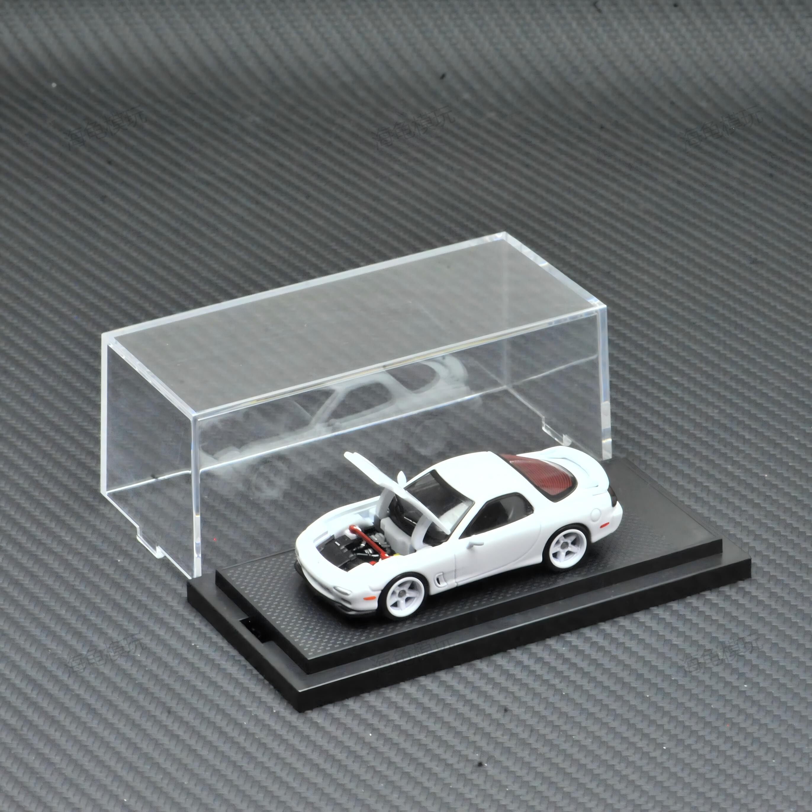 FG 1:64 正版RX7 白 马自达Mazda 新款 仿真合金汽车模型