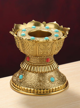 底座铜底座摆件手摇转动轮