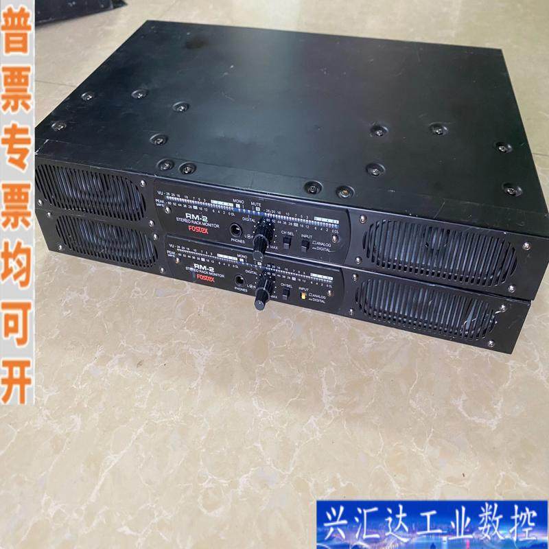 fostex rm-2机柜音频监听面板，声音正常，1咨询议价