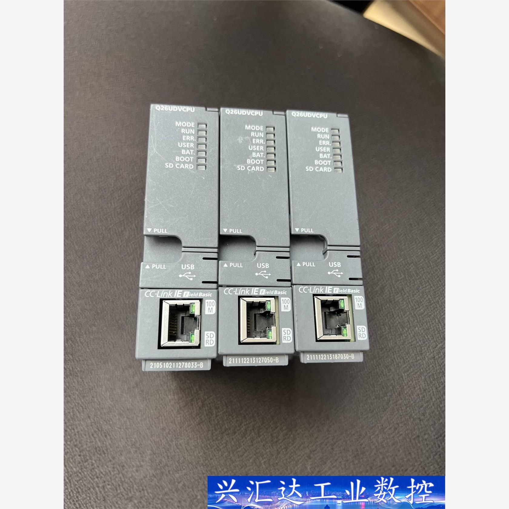 三菱Q26UDVCPU二手拆机成色如图，功能完好序列号21开  询价下单