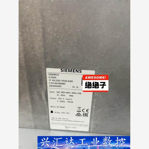 西门子变频器6SL3220-1YD44-0UB0   90K  询价下单