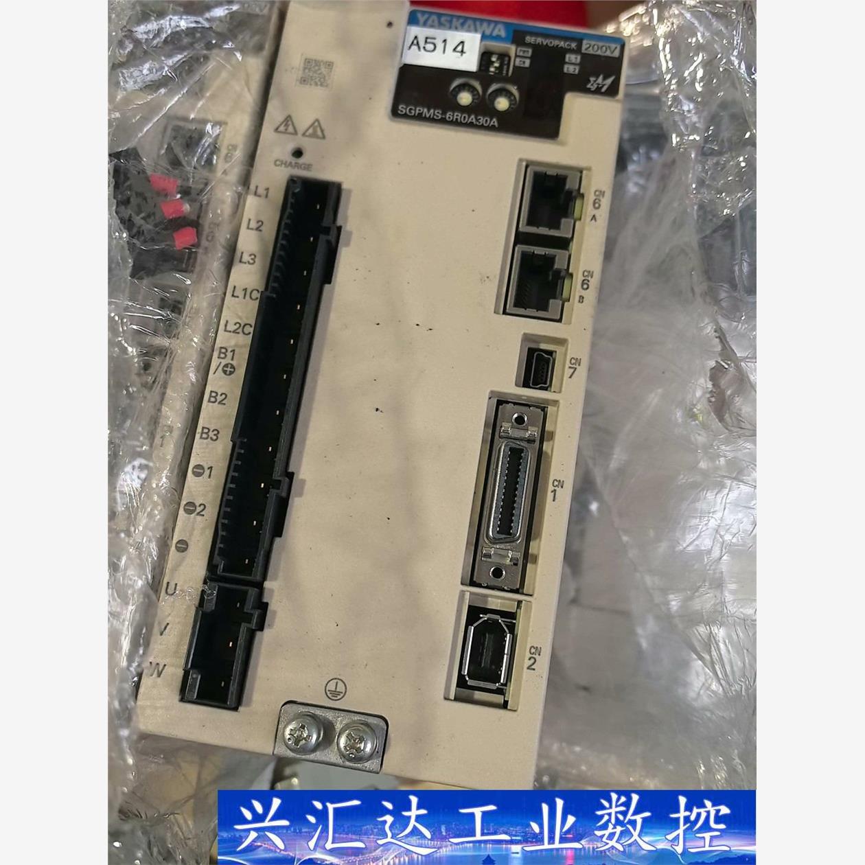 安川驱动器SGPMS-6R0A30A 拆机二手功能包好5  询价下单