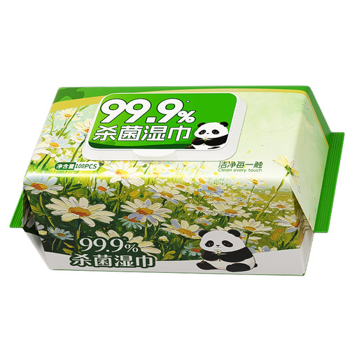 纯竹工坊100片湿巾大包装杀菌开学家用家庭装整箱囤货清洁湿纸巾