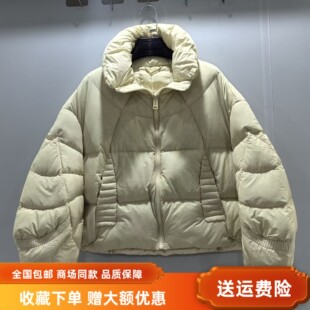 WOYY8813女新款时尚休闲宽松白鸭绒百搭减龄羽绒服短外套冬装2025