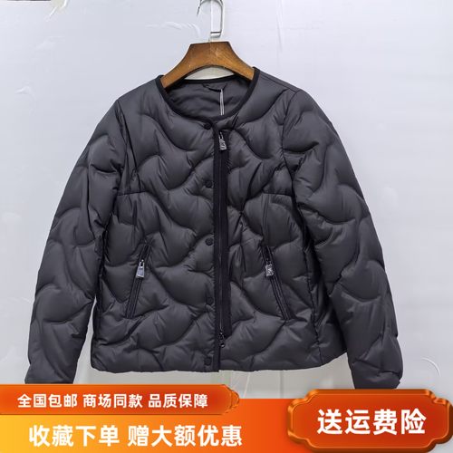 菲姿彩EW2028冬装2025女新款时尚休闲轻薄羽绒服保暖白鸭绒短外套