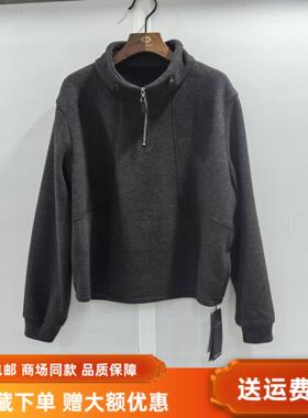 261Z008时尚休闲百搭立领拉链卫衣宽松长袖春装2026女新款短外套