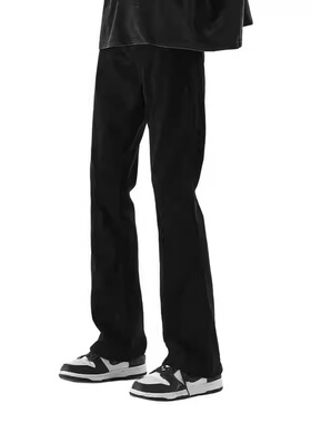 美式微喇牛仔裤