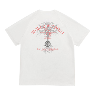 T恤 根生主题背面印花轻量化速干宽松篮球运动投篮服短袖