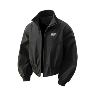 JEEP SPIRIT 美式潮牌纯色棒球服飞行员夹克