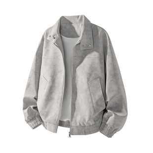 港风皮夹克外套 新款 美式 经典