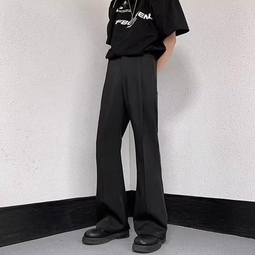 潮流垂感西裤休闲裤时尚拖地阔腿裤