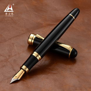 钢笔35mm双色大明尖螺旋总成钢笔书法练字墨囊墨水两用粗重免刻字