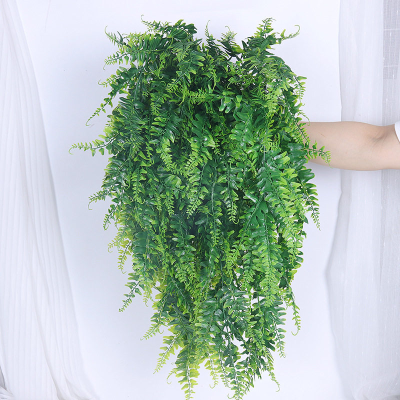 仿真藤条 波斯叶壁挂 人造悬挂蕨类植物藤蔓悬挂 绿色植物亚马逊