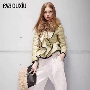 伊华欧秀新款羽绒服女短款小个子加厚保暖白鸭绒时尚减龄外套2