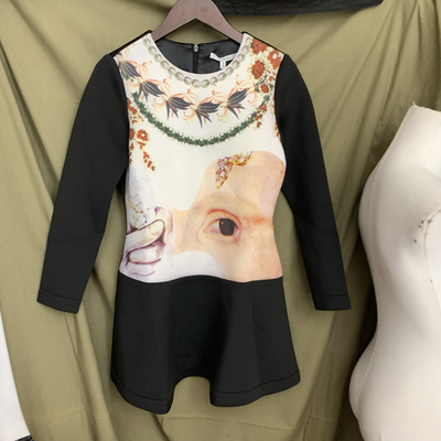 伊华欧秀撤柜专柜正品2025新款女装百搭长袖连衣裙女裙子w36