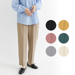 萝卜裤 出口日本外贸女装 春秋百搭弹力多色OL办公室上班锥形长裤