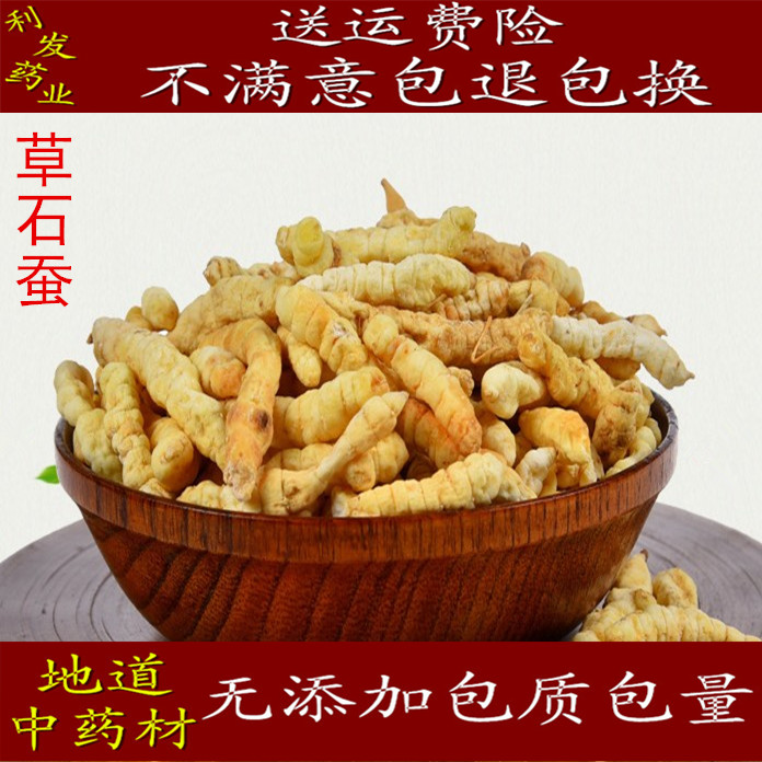 中药材草石蚕 泽兰根 地蚕 土冬虫草 白虫草500克45元 正品包含量