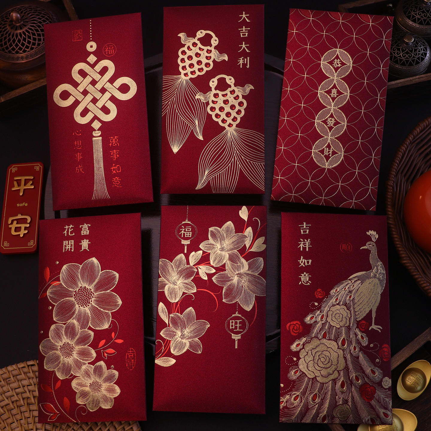 2026新款过年红包袋个性创意高档通用利是封马年春节新年压岁钱包,节庆用品/礼品,红包/利是封,淘宝优惠券,粉丝福利购,淘宝优惠卷