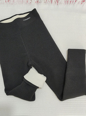 130－160童装百搭秋冬季儿童修身弹力保暖裤子女童双面绒打底裤