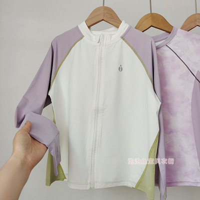 凉感防晒夏季女童运动速干防晒衣